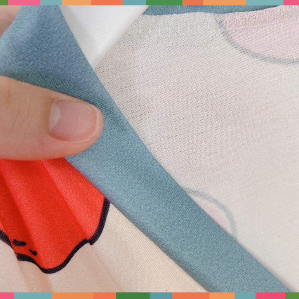 Set Bộ Pijama Nữ Dây Eo Áo Ngắn Tay Kèm Quần Short Icon So Hot | BigBuy360 - bigbuy360.vn