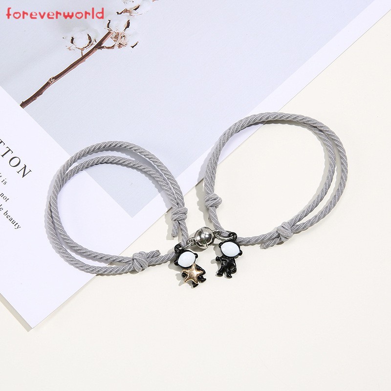 Set vòng tay nhiều mẫu hoạt hình dễ thương cho cặp đôi (có bán lẻ)