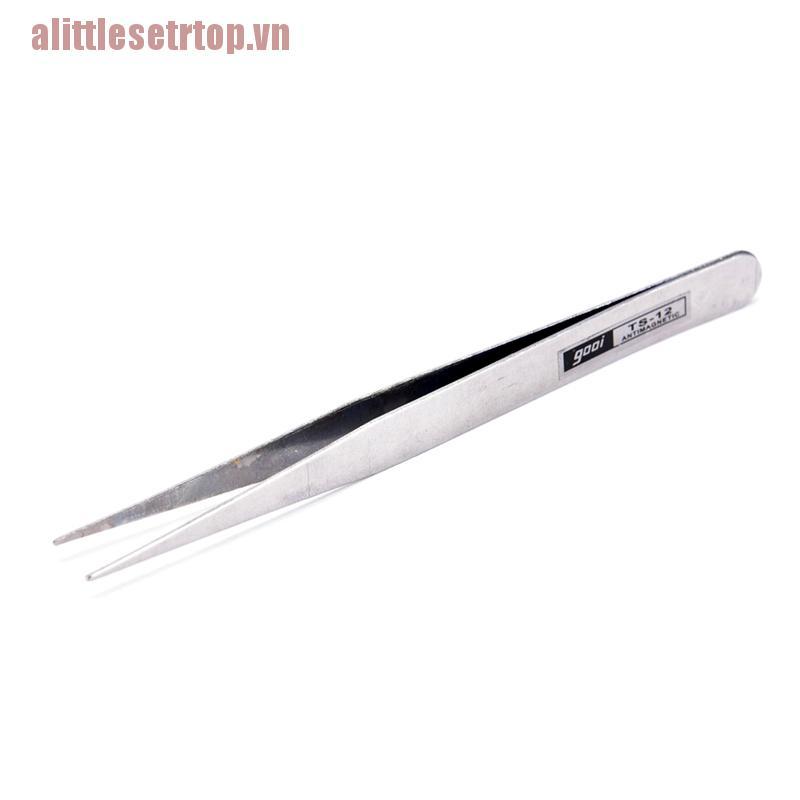 Set 2 Nhíp Inox Gắp Đá Quý / Lông Mi / Trang Trí Móng Nghệ Thuật