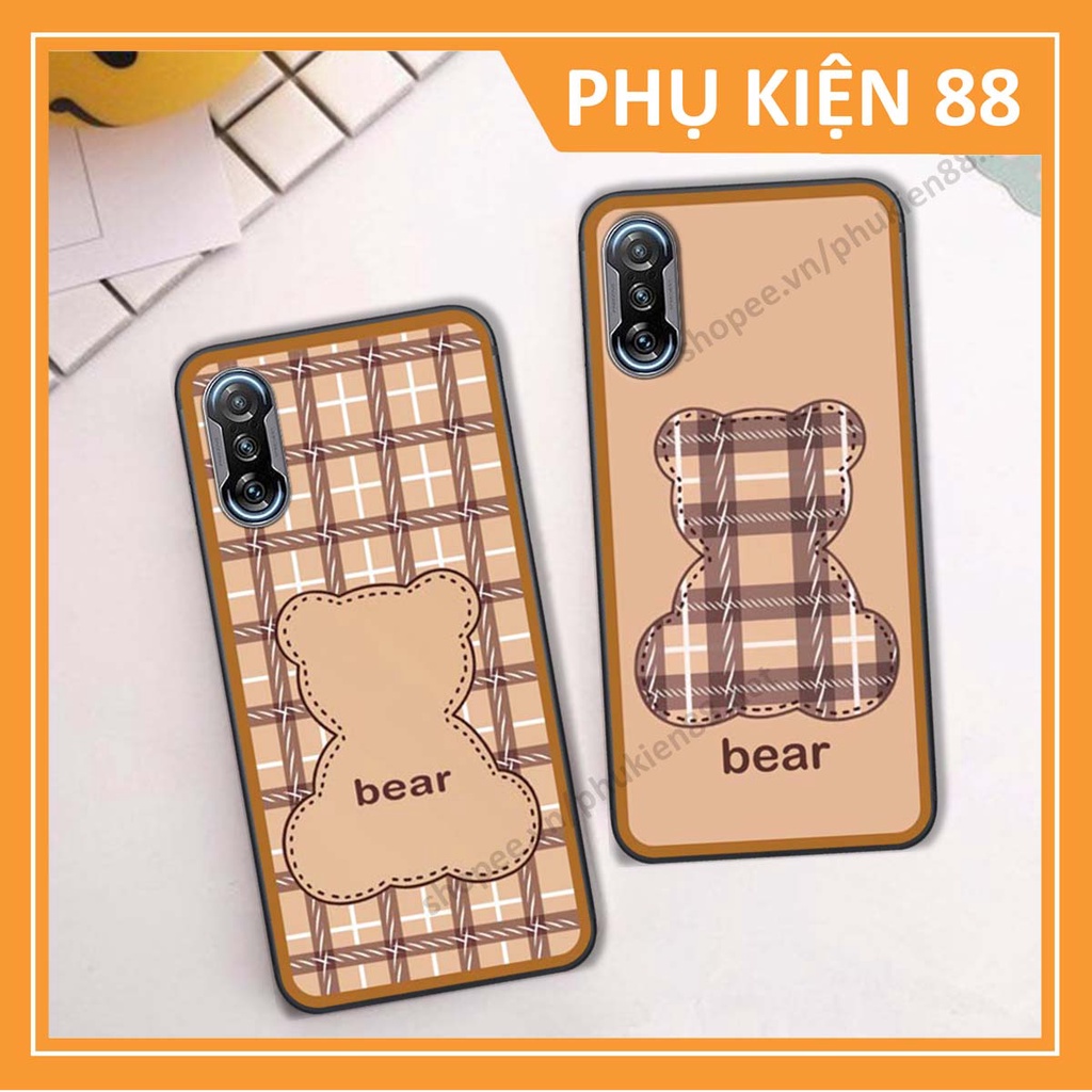 Ốp lưng Xiaomi Redmi K40 / Redmi K40 Pro ốp điện thoại LineBear, bé tóc xù, hoa siêu đẹp