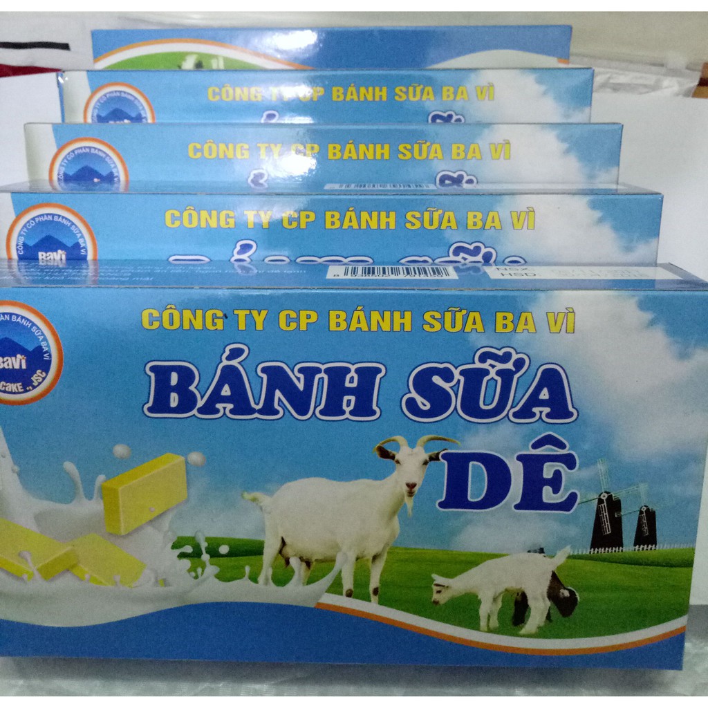 Combo 5 hộp bánh sữa dê