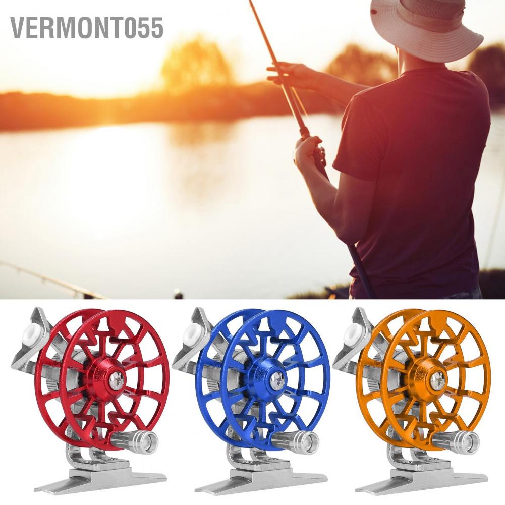 Hàng Hot Bánh xe câu cá di động bằng nhôm Hợp kim nhôm Ruột quay tay phải Tiết kiệm sức lao động Vermont055 Hàng giao ngay