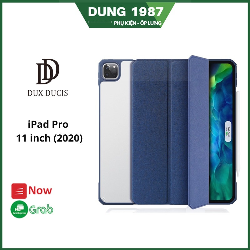 Bao da DUX DUCIS cho iPad Pro 11 inch (2020) - Mặt lưng trong, KHÔNG KHAY BÚT (DÒNG AIR)