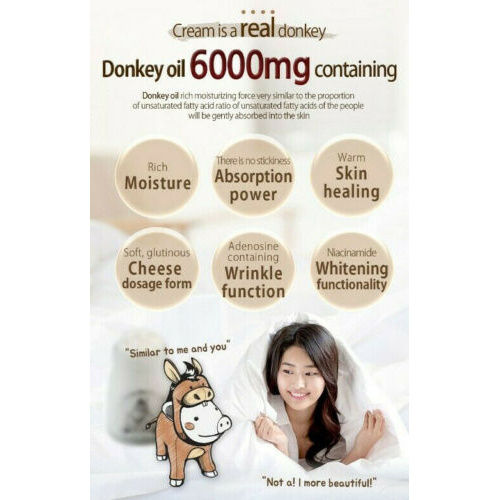 Kem Dưỡng Ẩm Chăm Sóc Da Mặt Elizavecca 100g /  Donkey Piggy Silky Creamy Donkey Steam Moisture Milky Cream 100g