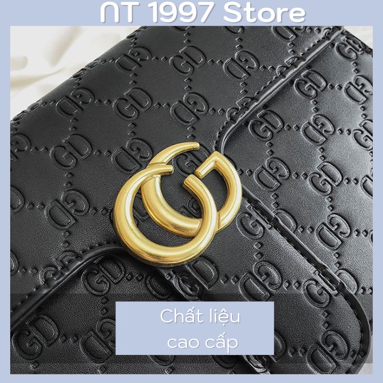 Túi sách nữ đeo chéo kẹp nách thời trang mini dây xích