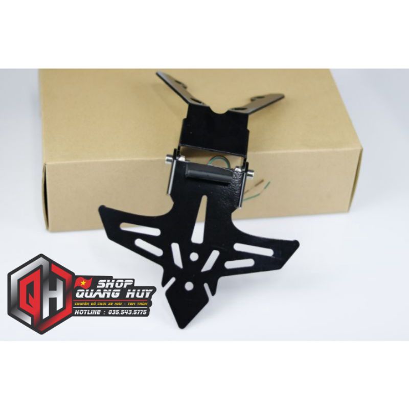 Bát biển số gập có đèn gắn Exciter 150 -155 , Winner - Winner X