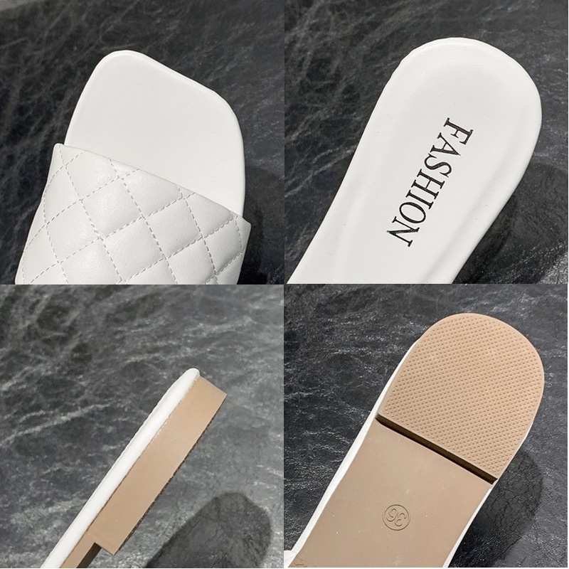 Big Size 34-42 Dép Sandal Nữ XIELUAIZTA Mũi Vuông Thời Trang Hàn Quốc