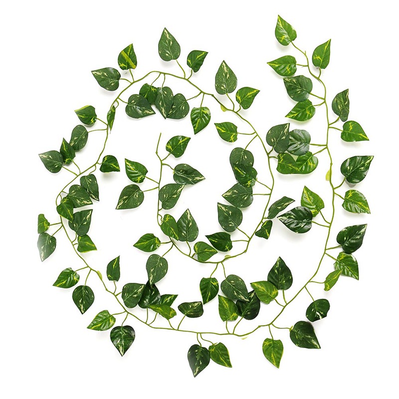 Wu929_5511185 New Delightful Natural Artificial Ivy Leaves Garland Foliage 2M Long Home Decor Wedding Party Decoration