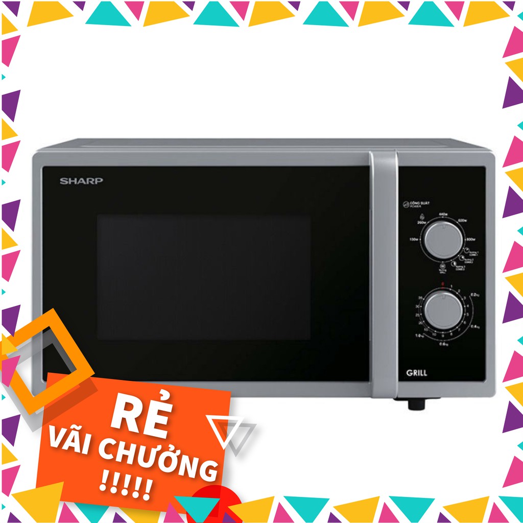 Lò Vi Sóng 23 Lít Có Nướng Sharp R-G322VN-S - 262ngocthuy