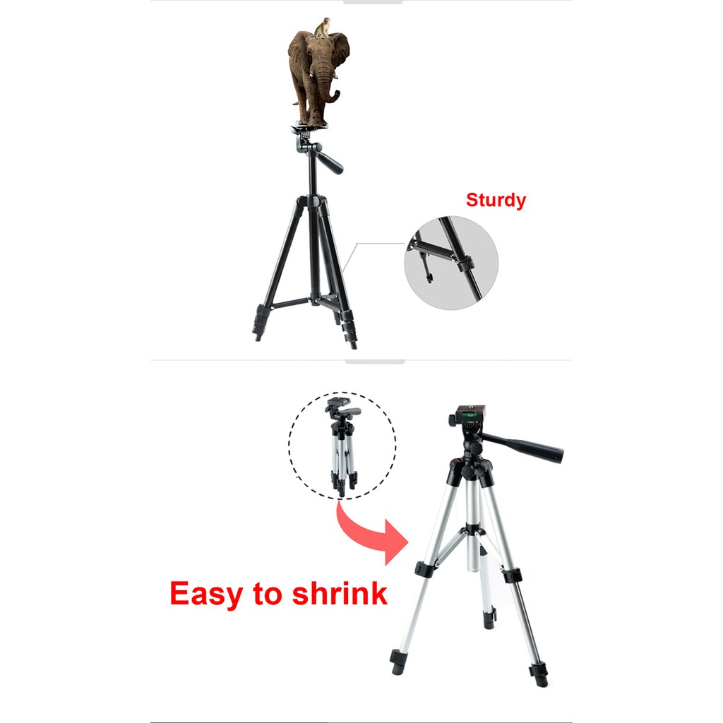 Kphoto Lightweight Smartphone Tripod Phone Stand Holder Portable Desktop Mobile Phone Tripode For iPhone Canon Sony Nikon Video Camera