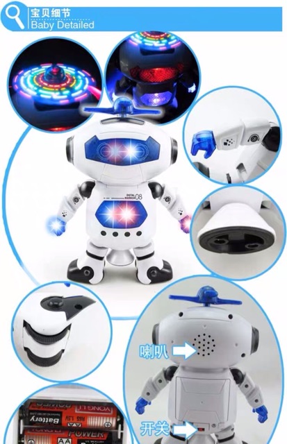 TRÒ CHƠI ROBOT XOAY 360