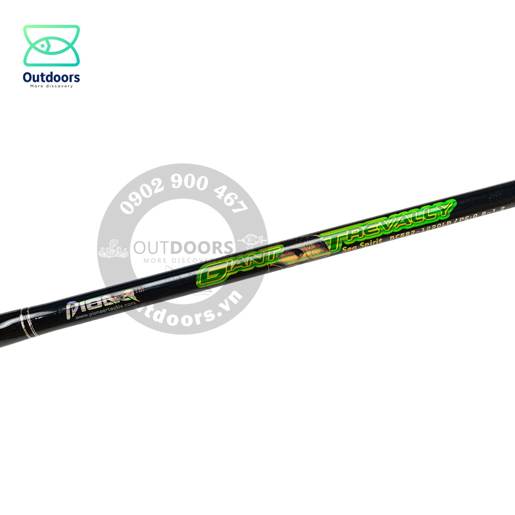 Cần ngang câu cá Pioneer Giant Trevally BC 5'8 12-20LB (đọt cắm gốc)