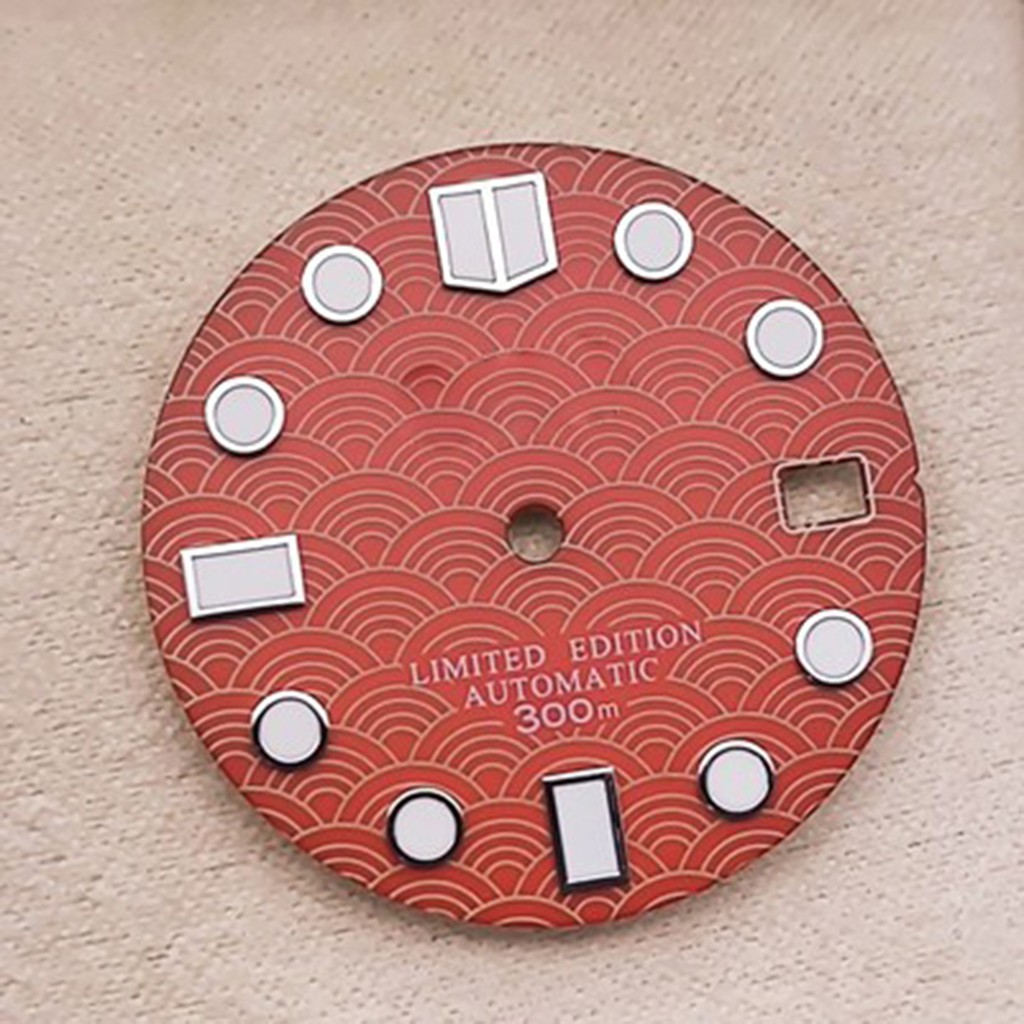 3c Đồng Hồ Phát Quang Họa Tiết Mặt Trời Cho skx007 small mm abalone nh35