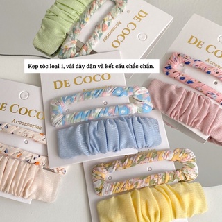 Kẹp tóc nữ DECOCO ACC ACC set 2 chiếc DECOCO ACC ACCESSORIES