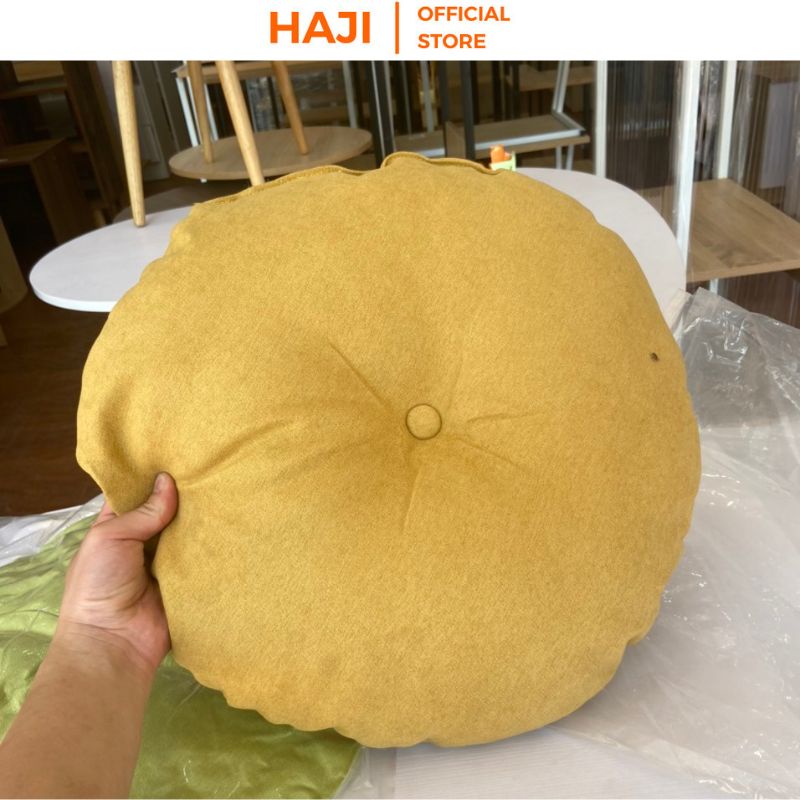 Đệm ngồi bệt HAJI cao cấp không xù lông màu sắc trẻ trung hiện đại (nhiều màu lựa chọn) D13