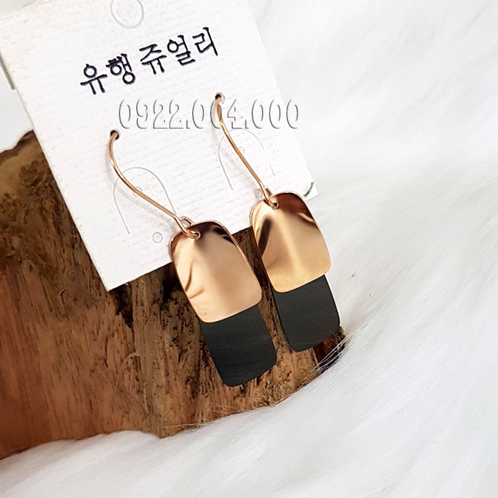 Bông tai nữ, bông tai titan BZ1606.