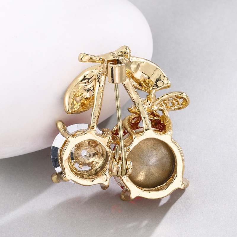 Trâm Cài Áo Hình Trái Cherry Dễ Thương