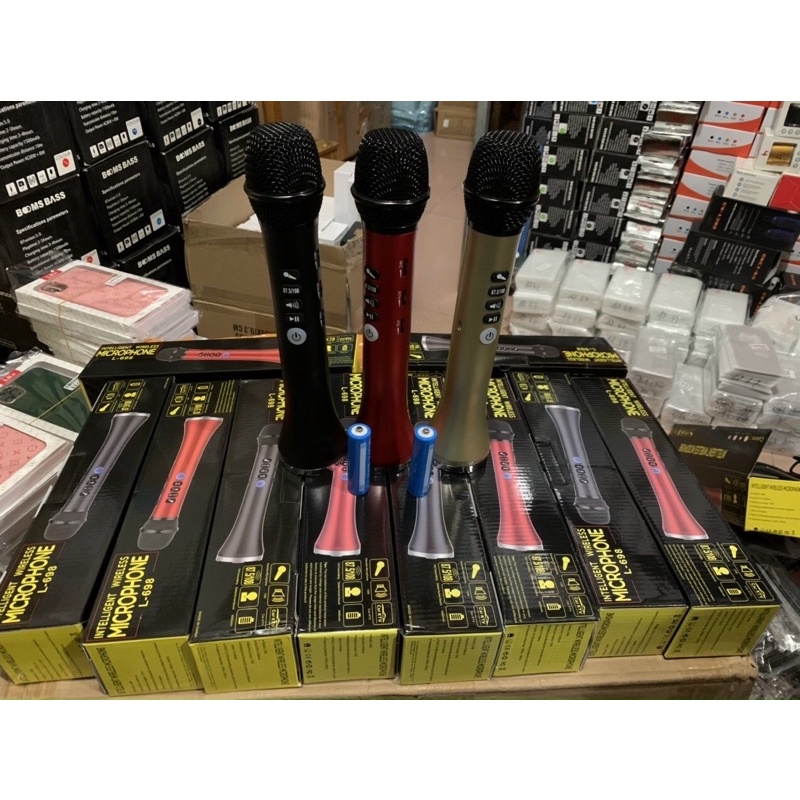 Mic hát Bluetooth L698 đã về hàng ⚡️ công suất 15w cho âm thanh đỉnh của đỉnh。 ⚡️ 2 pin siêu bền ⚡️sử dụng hát karaoke