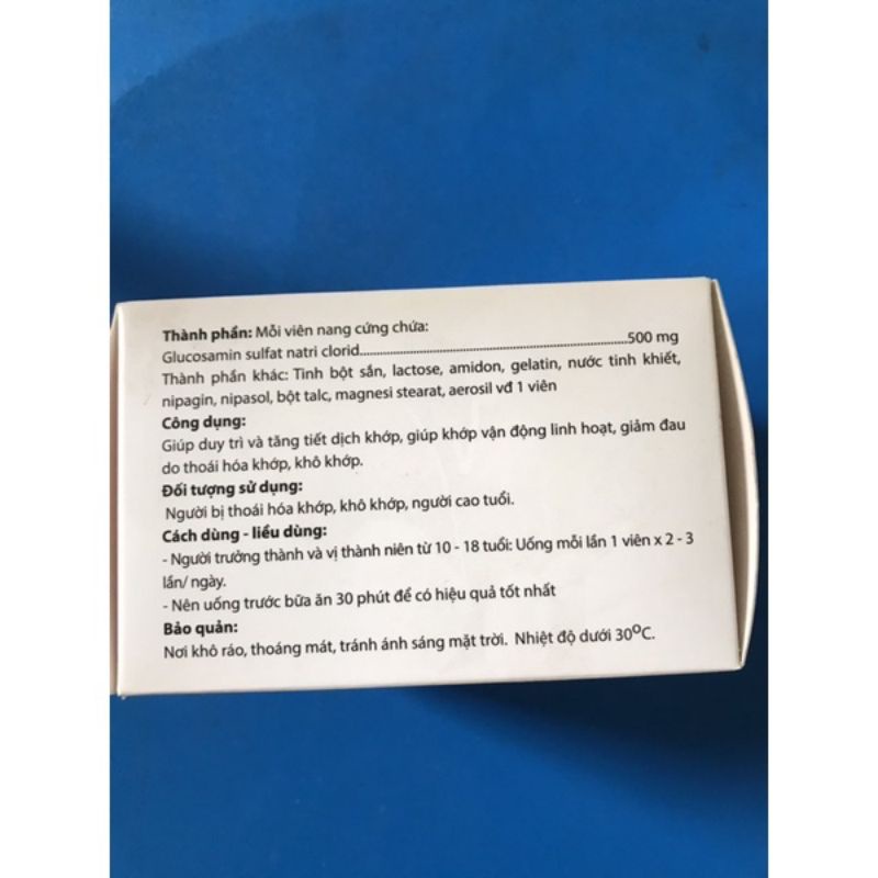 Viên uống Glucosamin 500 mg hà tây