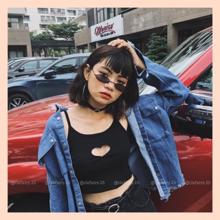 (ẢNH THẬT + VIDEO THẬT 100%) ÁO HEART CROPTOP