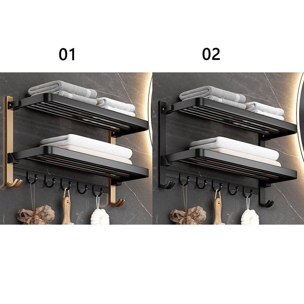KUNHEV Giá Đỡ Khăn Tắm / Dầu Gội 2 Tầng Mẫu Mới Tiện Lợi Dễ Sử