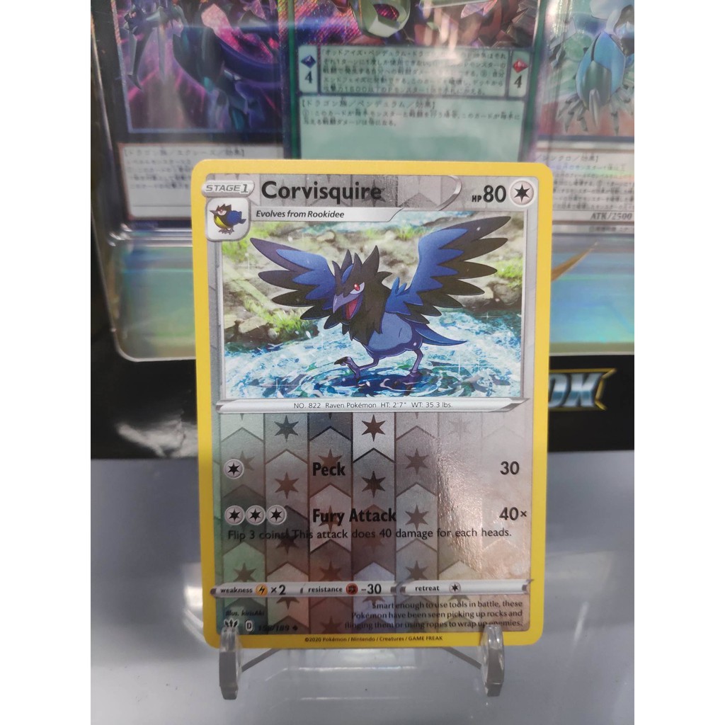 [ Dưa Hấu Yugioh ] Lá bài thẻ bài Pokemon Corvisquire