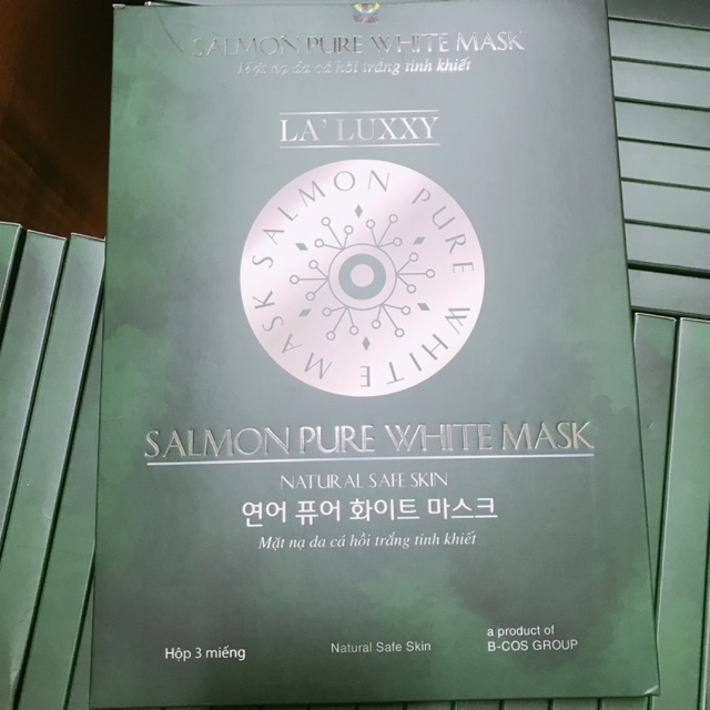 [ KÈM QUÀ SIÊU HOT] MẶT NẠ DA CÁ HỒI DR LACIR Hộp 3Miếng
