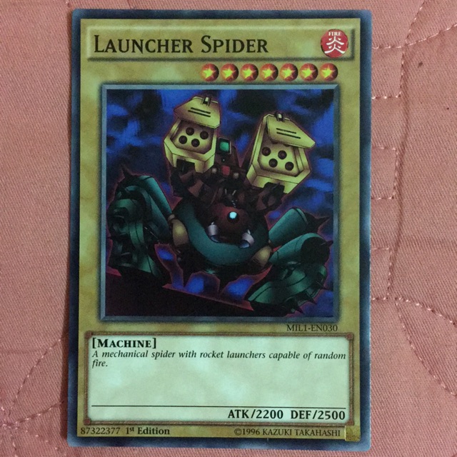Thẻ bài Yugioh - Launcher Spider (Real Card)