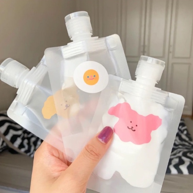 BỘ CHIẾT MỸ PHẨM DẦU GỘI SỮA TẮM TRONG SUỐT TIỆN LỢI 30ML- 50ML -100ML