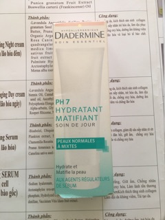 Kem Dưỡng Da Diadermine PH7