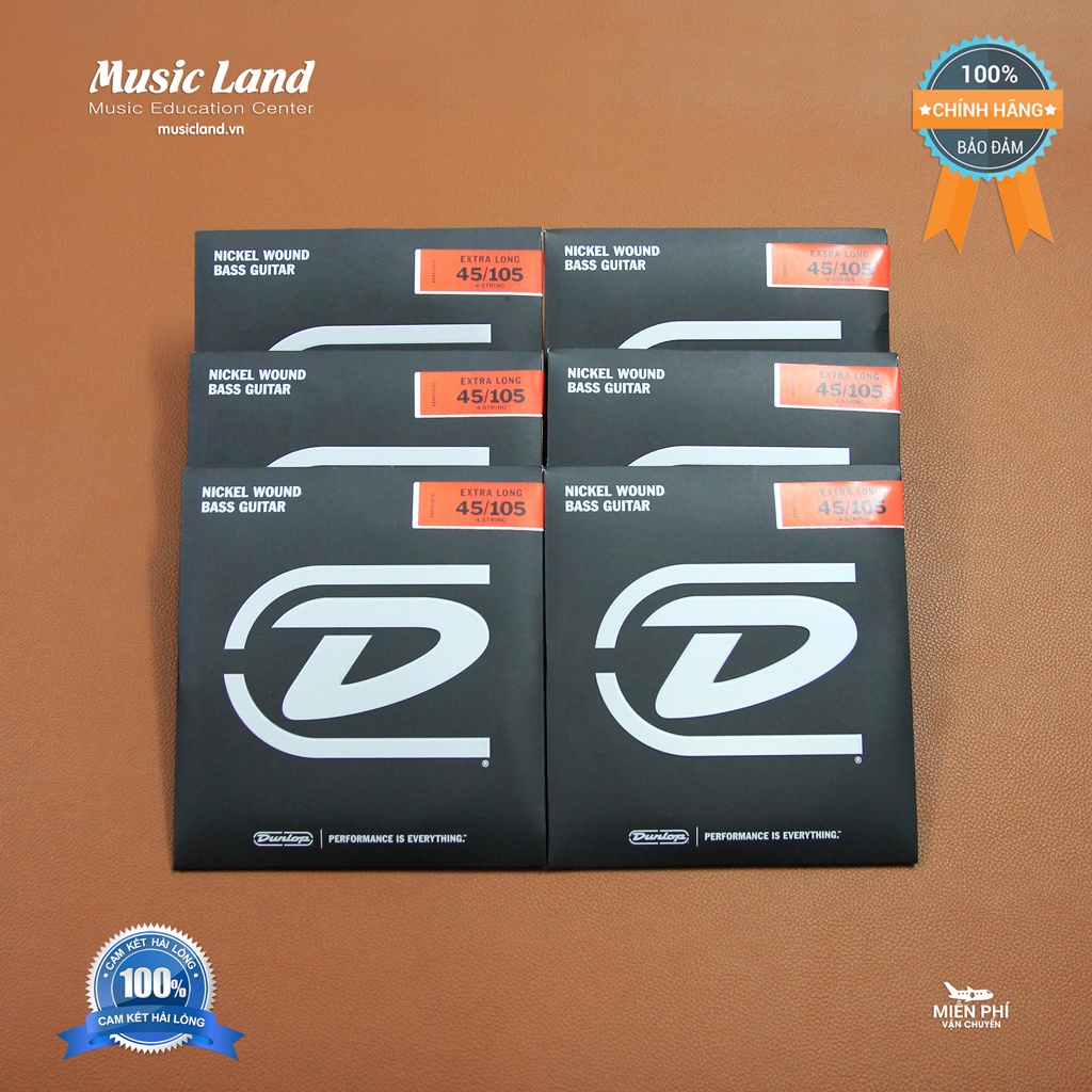 Dây Đàn Guitar Bass Dunlop DBN-45105XL – Chính Hãng USA