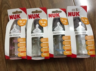 Bình sữa NUK 150ml & 300ml GERMANY