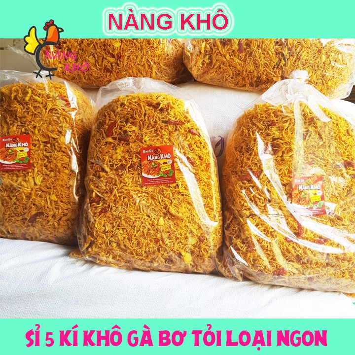 Sỉ 5 Kí Khô Gà Bơ Tỏi Loại 1 ( Giòn Ngon - Đậm Vị ) | Nàng Khô