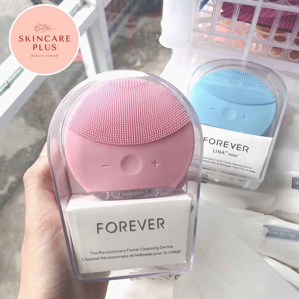 Máy rửa mặt massage mini/ công nghệ sóng âm làm sạch da hiệu quả Chammart | BigBuy360 - bigbuy360.vn