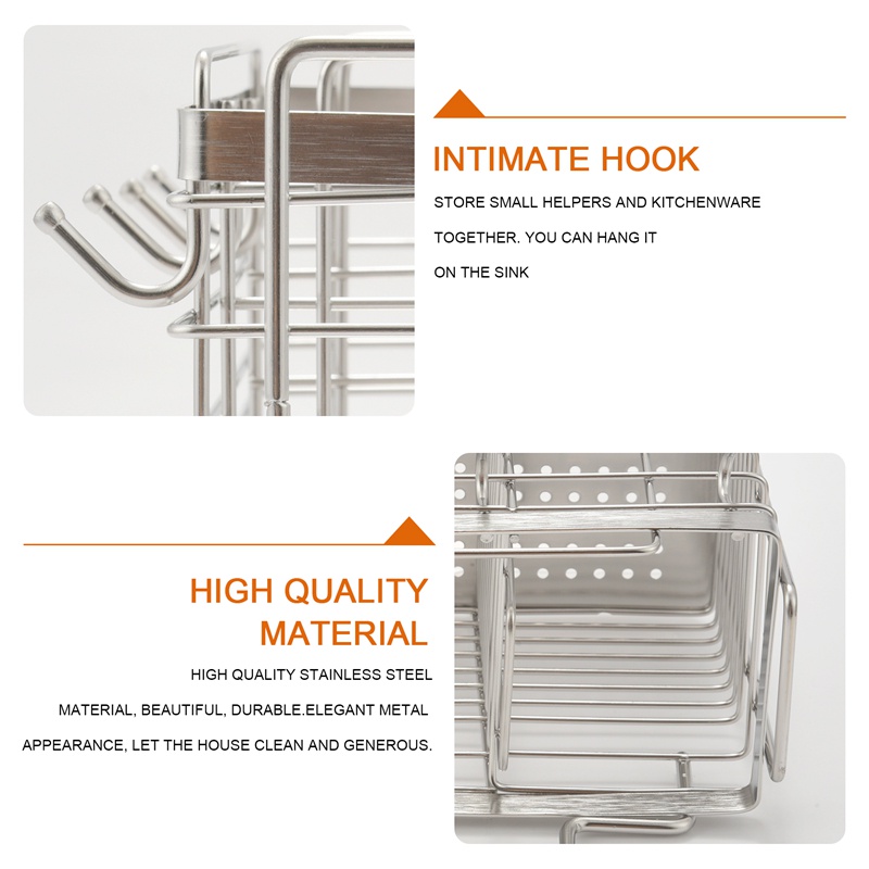 Giá Đỡ Muỗng Đũa Bằng Thép Không Gỉ Thiết Kế Thoát Nước Tiện Dụng Cho Nhà Bếp