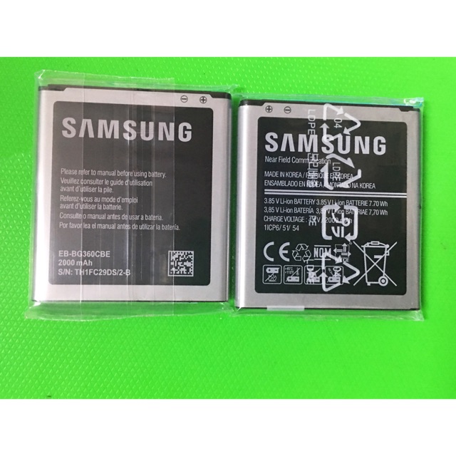 Pin Samsung EB-BG360BBE Zin Hãng Dùng Cho Samsung Galaxy Core Prime / G360 / G3608 / J2 2015 J200, Dung Lượng 2000mAh