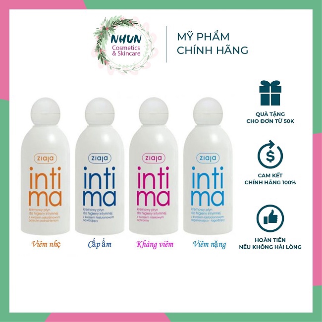 Dung dịch vệ sinh Intima Ziaja 200ml (Nhungshika)