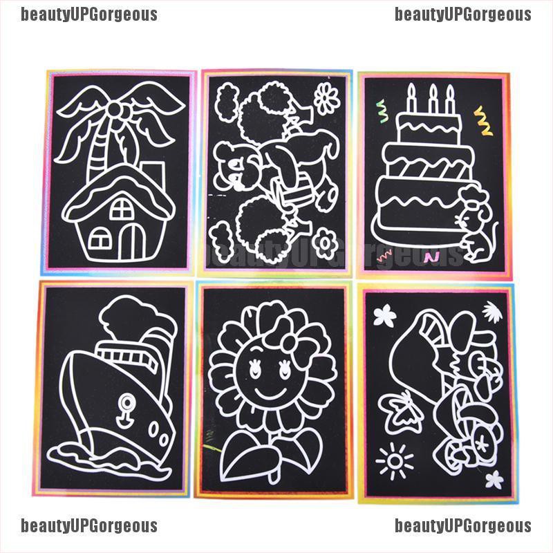 Set 10 tranh vẽ kích thước nhỏ 12CM cho bé