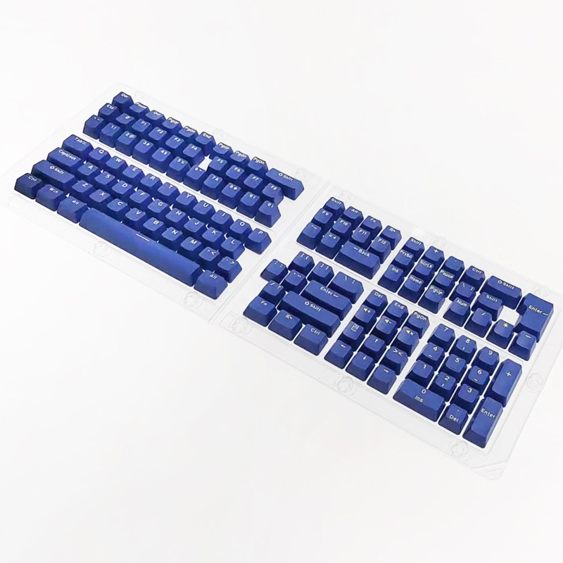 Nút Bàn Phím Cơ OEM PBT 132 Phím Màu Xanh Dương Và Trắng