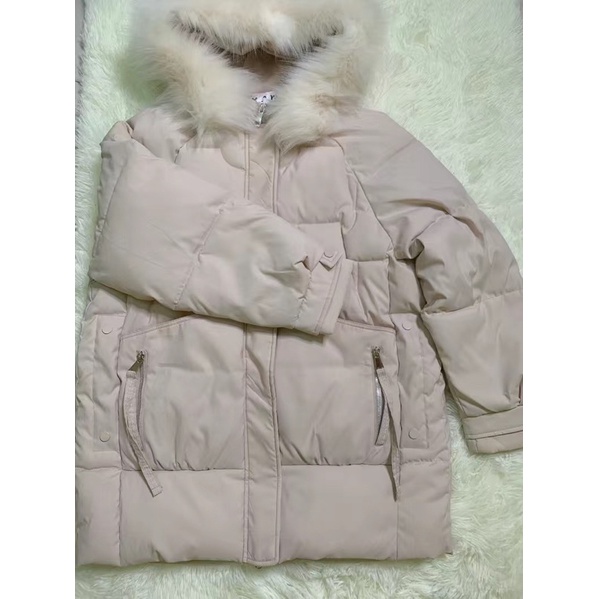 Áo phao dáng lỡ mũ lông siêu hot - Kèm ảnh thật