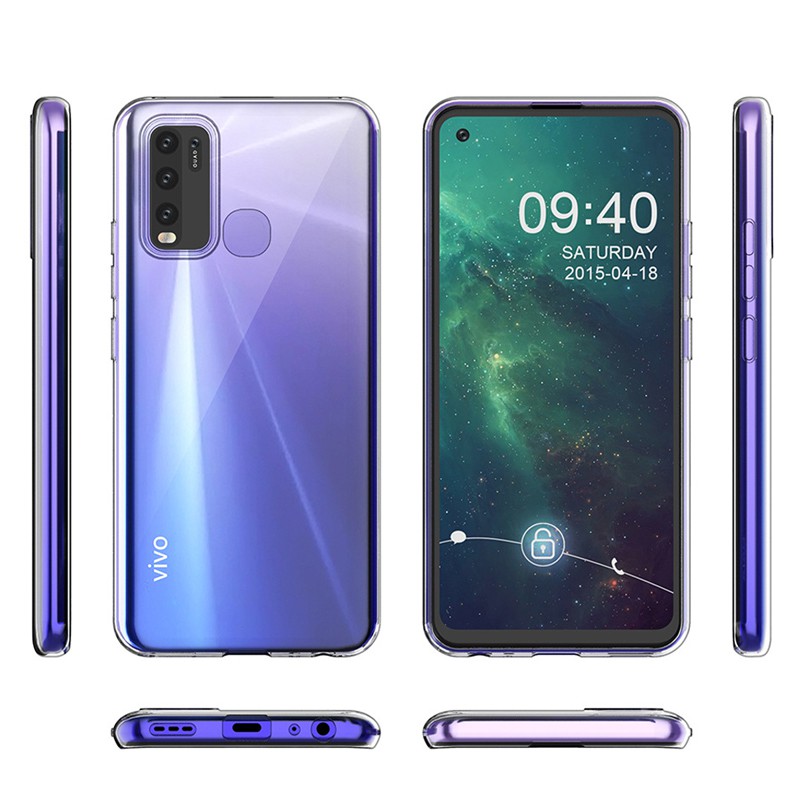 Ôp Điện Thoại tpu Dẻo Trong Suốt Thời Trang Cho vivo y50 vivo y50 y30 y 50 30 vivoy30 vivoy50 Vỏ