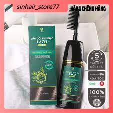 Dầu gội phủ bạc nhuộm tóc đen tự nhiên thảo dược Laco 200ml_giá cực hot