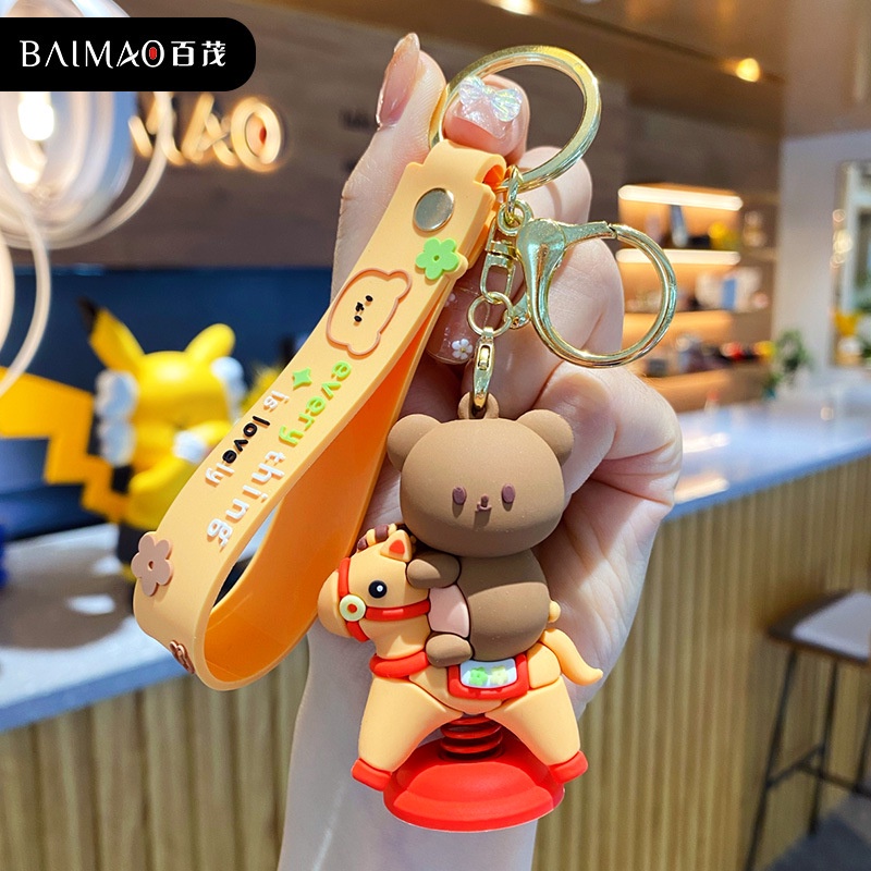 Móc Khóa Hình Ngựa Thành Troy Dễ Thương Dành Cho Cặp Đôi