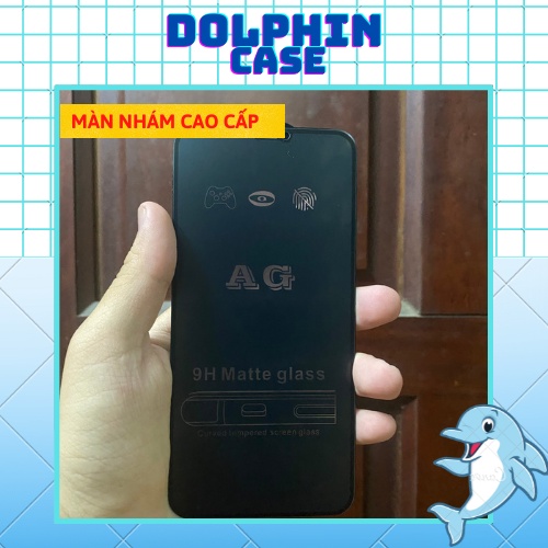 Kính cường lực iphone chống bám vân tay mồ hôi full màn nhám đủ size 6/7/8/X/11/12/13/Plus/Max/Pro/Promax - Dolphin Case