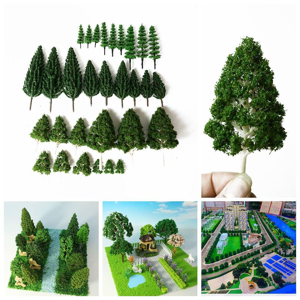 FAY Bộ 30 Mô Hình Cây Thông Trang Trí