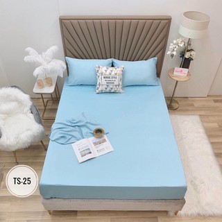 1.GA GỐI LỤA TENCEL TRƠN 1 MÀU