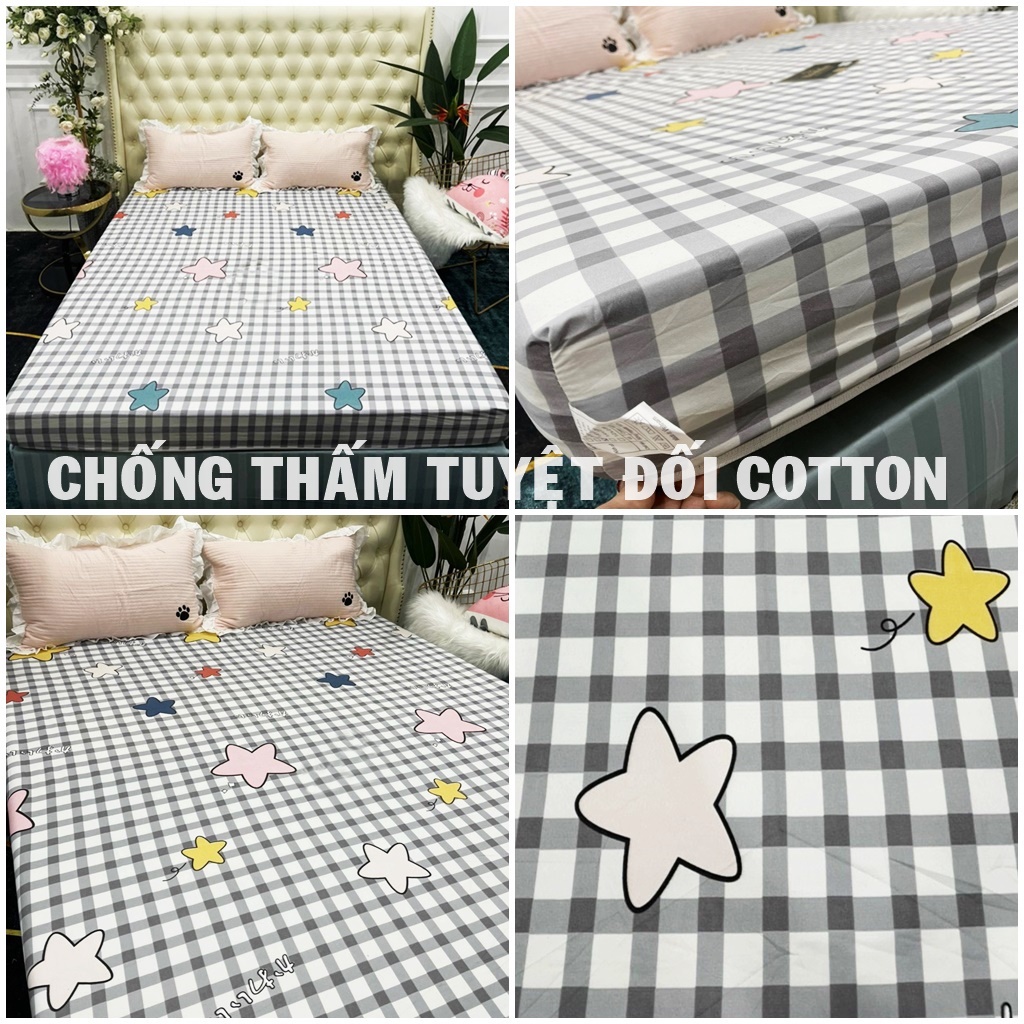 GA CHỐNG THẤM COTTON THUN HOMIES  LOẠI TỐT - Cotton Dùng Trực Tiếp Cho Bé