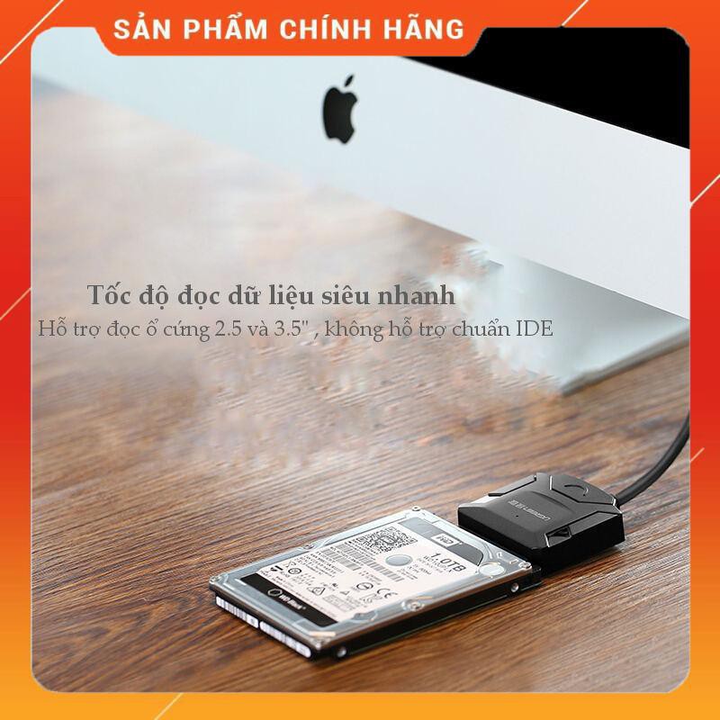 [Mã 154ELSALE2 giảm 7% đơn 300K] USB 2.0 sang Sata 2.0 tích hợp OTG, 2,5 và 3,5 UGREEN 20216 dailyphukien