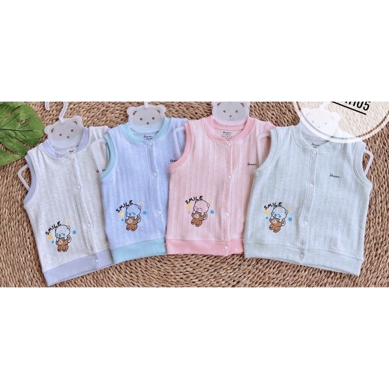 Áo gile nỉ mỏng Avaler cho bé