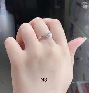 NHẪN BẠC NỮ BẠC TA CAO CẤP 925 NHẪN KIỂU MINI